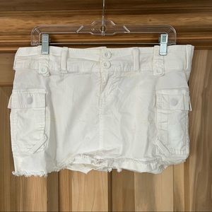 Buffalo Vintage White  Mini Hipster Skirt